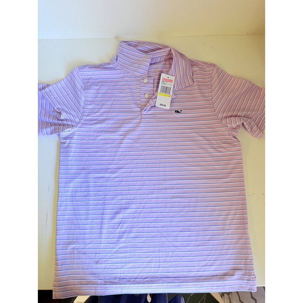 Vineyard Vines Boys Medium size 12-14 Performance Polo NWT